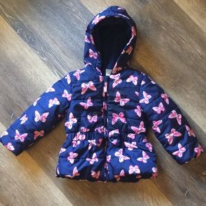 Fleece Lined Quilted Coat